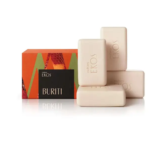 Sabonete em Barra Puro Vegetal Cremoso Ekos Buriti  100g cada - Natura
