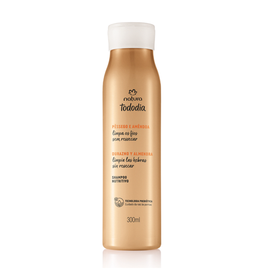 Tododia Shampoo Nutritivo Pêssego e Amêndoa 300 ml - Natura