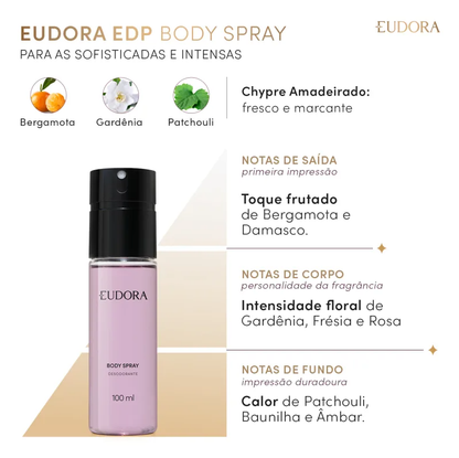 Desodorante Body Spray Eudora 100ml - Eudora