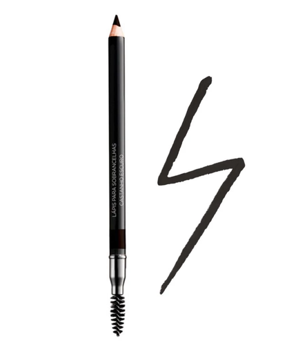 Lápis para Sobrancelhas True 2 em 1 Cor Castanho Escuro 1,2g - Avon