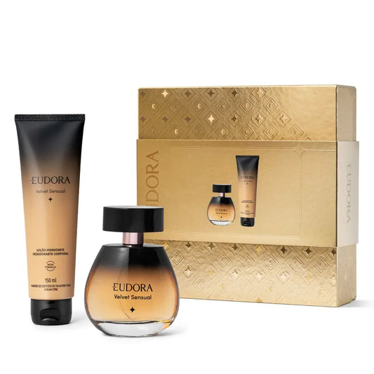 Kit Presente Velvet Sensual: Desodorante Colônia 100ml + Loção Hidratante Corporal 150ml - Eudora