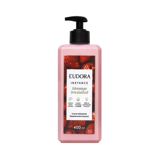 Hidratante corporal Morango Irresistivel instance 400ml - Eudora