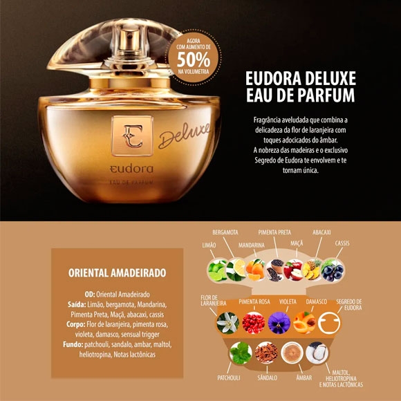 Eudora Deluxe Edition Eau de Parfum - Eudora - D&D Cosméticos