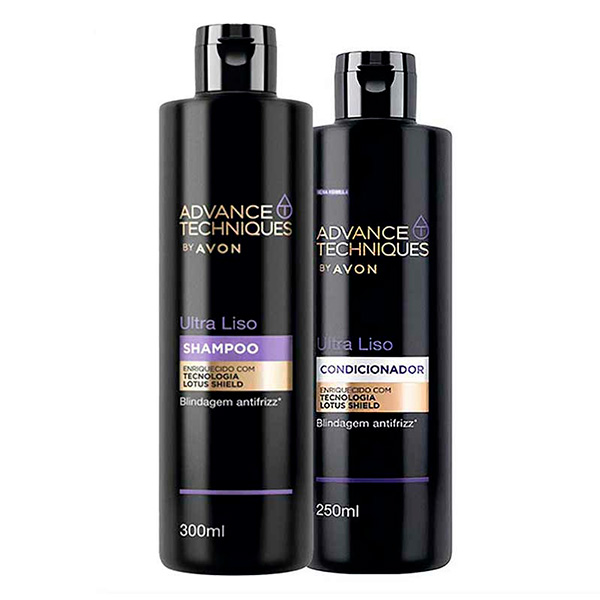 Kit Advance Techniques Ultra Liso Shampoo + Condicionador - Avon