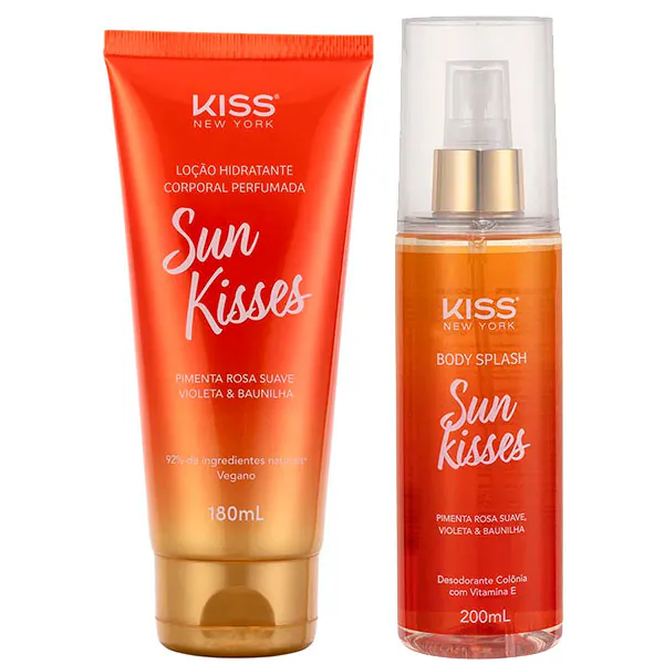 Combo Hidratante + Body Splash Sun Kisses - Kiss New York